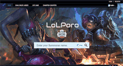 Desktop Screenshot of lolporo.com